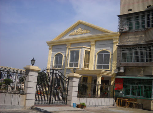 Self built villa decoration