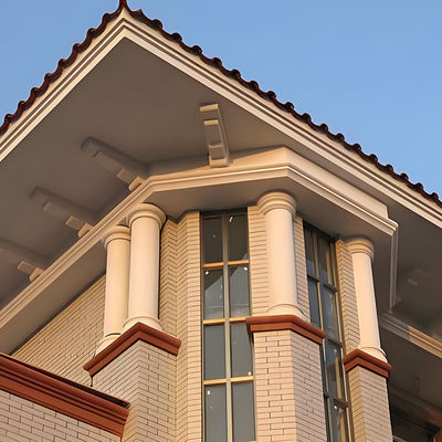 Moldura de cornisa de poliestireno EPS impermeable OEM ODM para decoración exterior y de techo