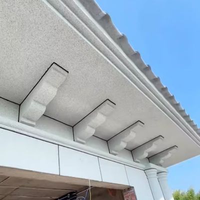 Phần văng bê tông diềm mái EPS phào chỉ cho khách sạn làm từ thạch cao