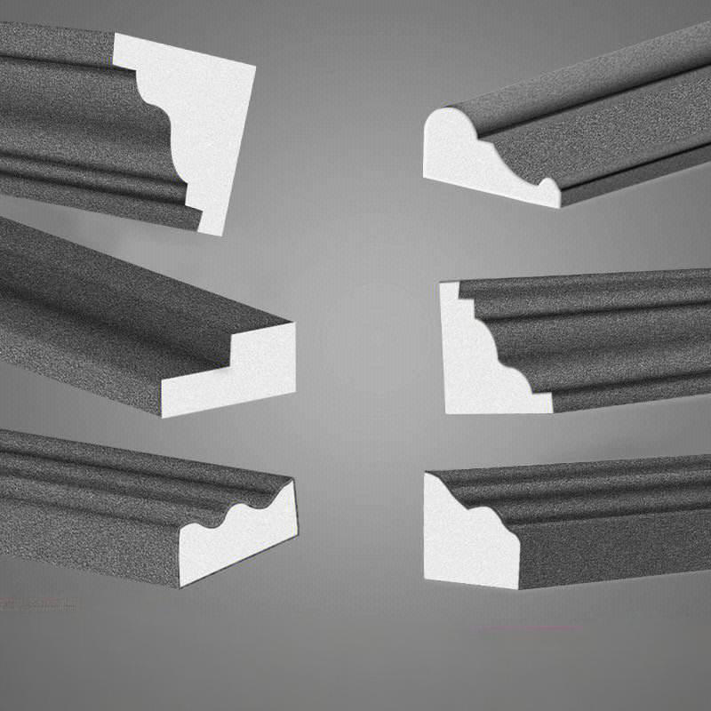 Low Density ISO9001 Eps Foam Trim Window Frame Mouldings Expanded Crown ...