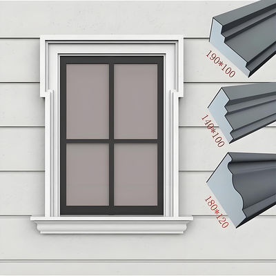 Buon prezzo Installazione di finiture per finestre in schiuma di stucco per esterni, modanature in EPS in linea
