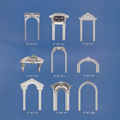 Harga yang bagus Dekorasi Interior Plester Gypsum EPS Kusen Jendela Stuko Trim Pintu Cetakan Tahan Api on line