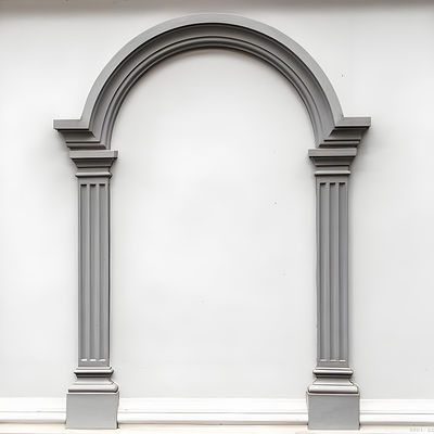 Kalite Kapı Duvar Stucco Köpük Pencere Dekorasyon İnşaat Beyaz Düz Köpük Korniş Paneli Polyurethane Kalıpları fabrika