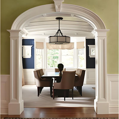 Harga yang bagus Dekorasi Dinding Eksterior Villa Stucco Foam Trim Tahan Lembab Dengan Permukaan Semen on line