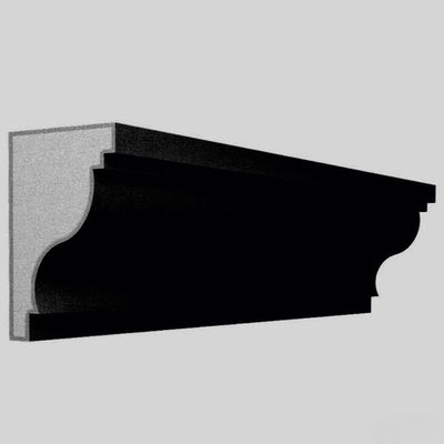Good price OEM Or ODM Wall Decorative Exterior Cornice Profiles EPS Foam Molding  2.4meters online