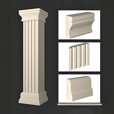 Buon prezzo Stampi in calcestruzzo di polistirene espanso per colonne romane decorative in vendita in linea