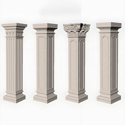 Good price Round Exterior Decoration EPS Roman Column For Household Cement Moulding Villa online