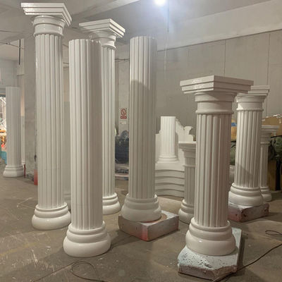 Goede prijs Decoratieve kunststof pilaarvorming in Europese stijl, Romeinse zuil voor villa online