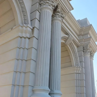 Qualità Forme di pilastri romani decorativi Componenti di schiuma di stucco Forme per architettura di giardino fabbrica