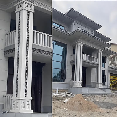 Harga yang bagus Cetakan Pilar Romawi Palsu Beton Dekorasi Bangunan Konstruksi Modern tahan busuk on line