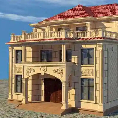 Guter Preis GFRC Europäischer Stil Traditionelle Baustoffe Gesims Kranz Formteil Außenwand für Villa Grafikdesign 5-Jahres-Garantie Online