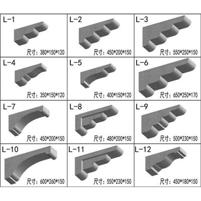 Kualitas Eps Komponen Dekoratif Untuk Dinding Luar Stucco Foam Molding Komponen Untuk Ringan pabrik